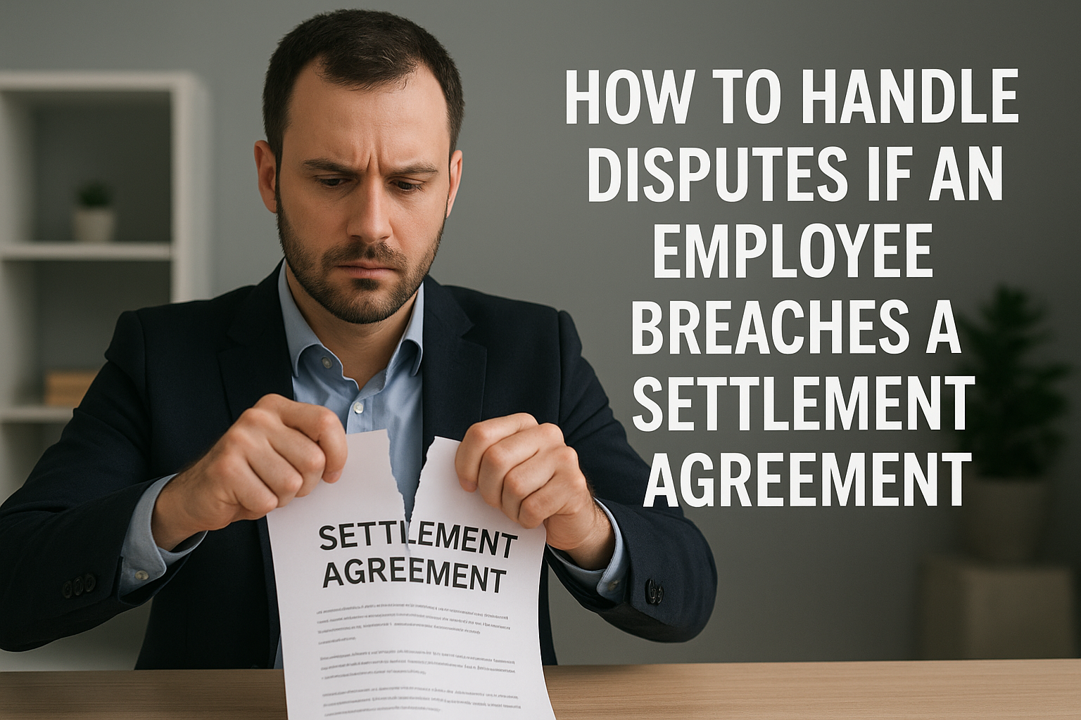 Employee Breaches a Settlement Agreement in the UK