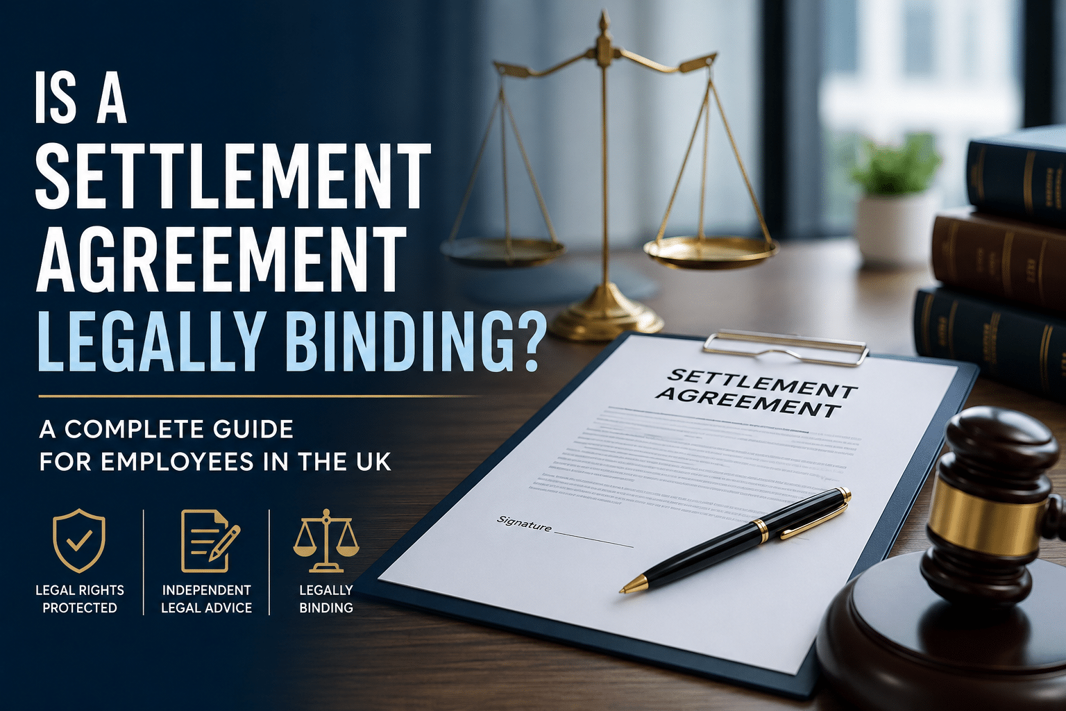 Is a settlement agreement legally binding