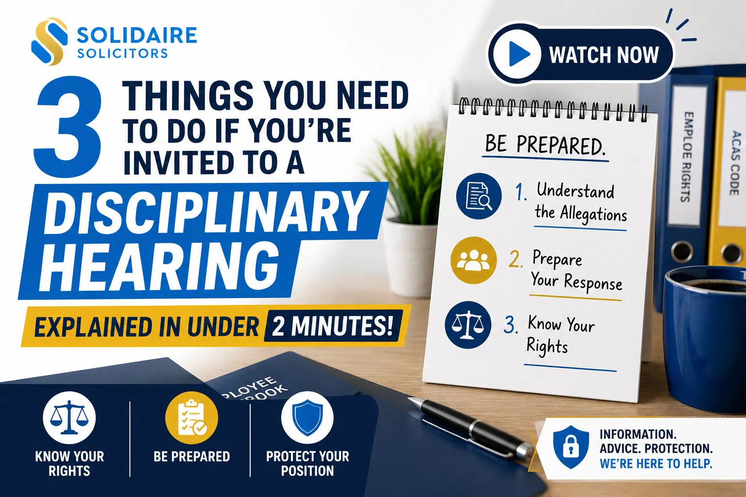 Blog 64 3 Things to Do Before a Disciplinary Hearing